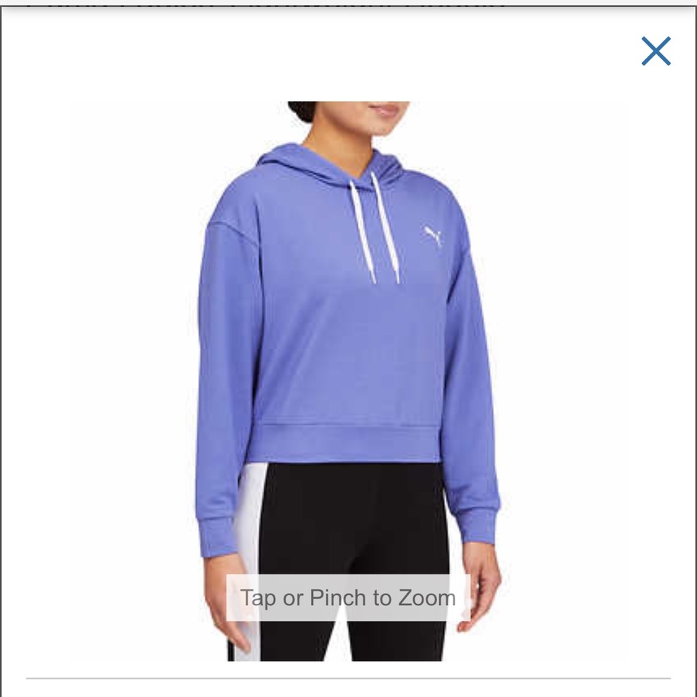 Puma crop hoodie  NWT
